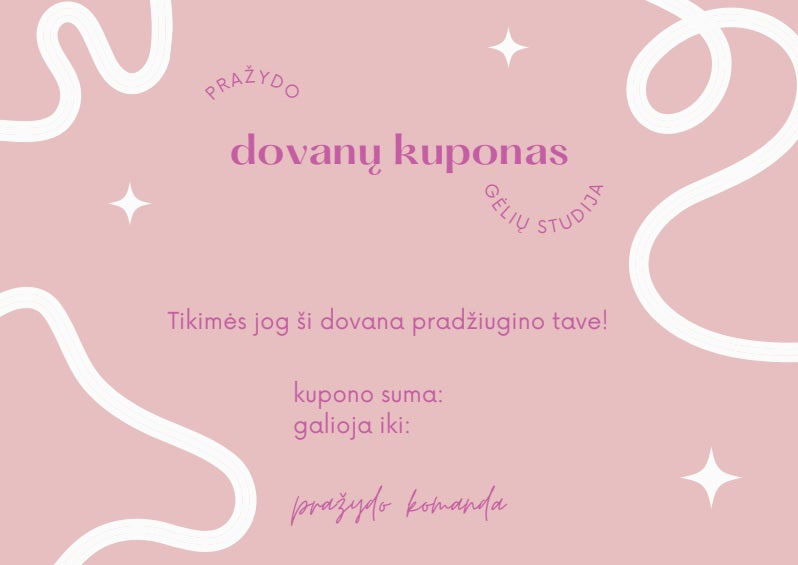 Pražydo dovanų kuponas